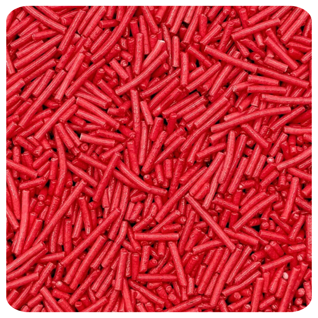 Red Sprinkles 1 KG - Sprinkles d'Art - Papagino Foods Inc.