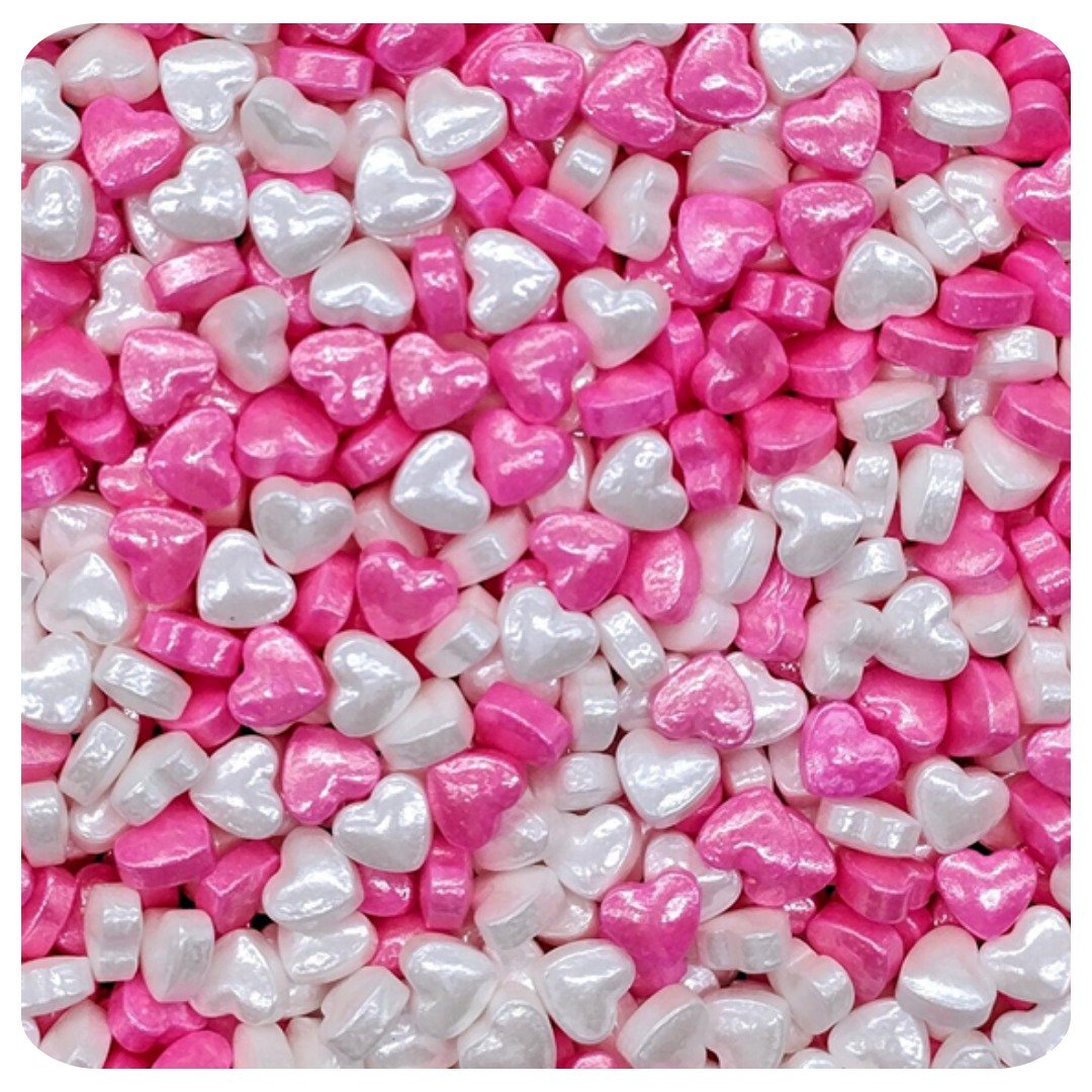 Romantic Heart Sprinkles 100g (3.5 oz) Sprinkles d'Art - Papagino Foods Inc.