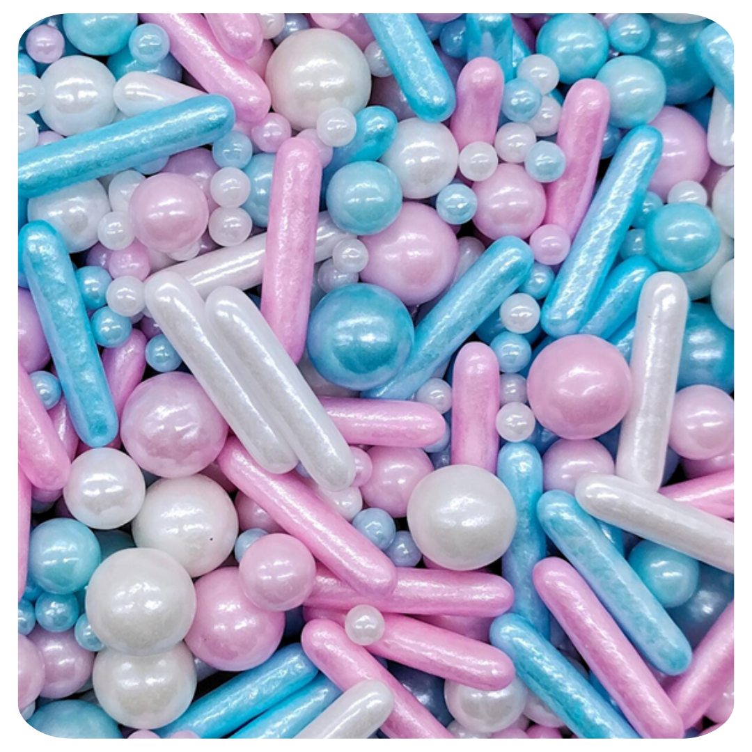 Dreamy Trio Sprinkles 100g (3.5 oz) Sprinkles d'Art - Papagino Foods Inc.