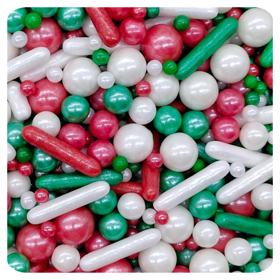 Merry Mix Sprinkles 100g (3.5 oz) Sprinkles d'Art - Papagino Foods Inc.