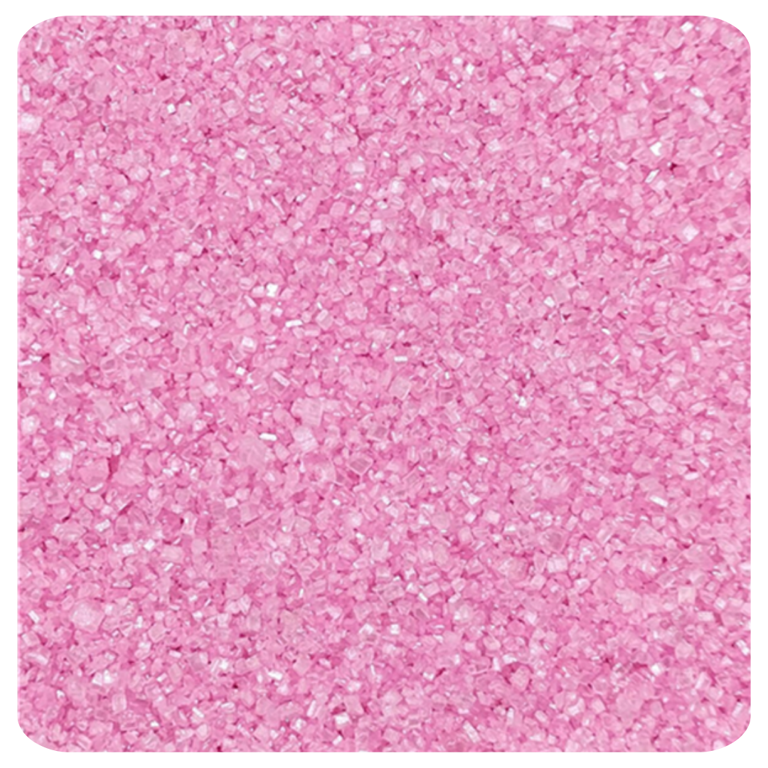 Pink Granulated Sugar 100g (3.5 oz) Sprinkles d'Art - Papagino Foods Inc.