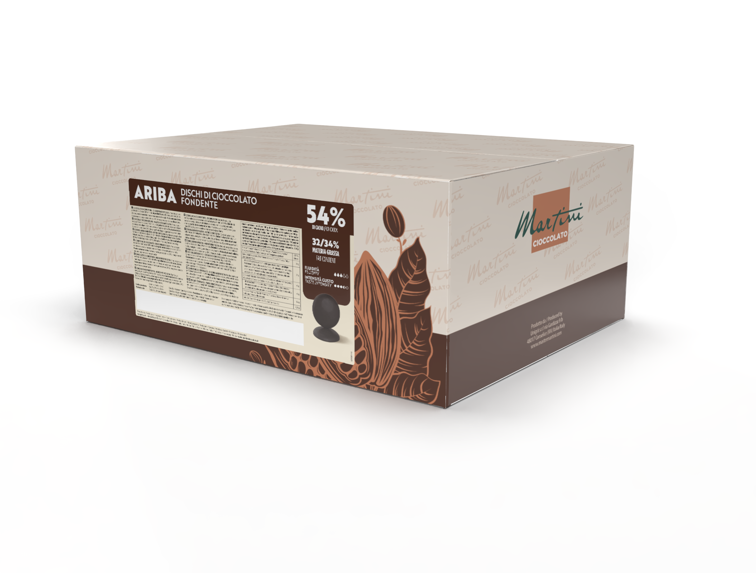 Master Martini Ariba Dark Couverture 54% 10 kg # AQ49DH