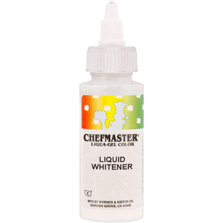 Chefmaster Liqua-Gel Whitener (# 5904) 1.3 OZ - Papagino Foods Inc.