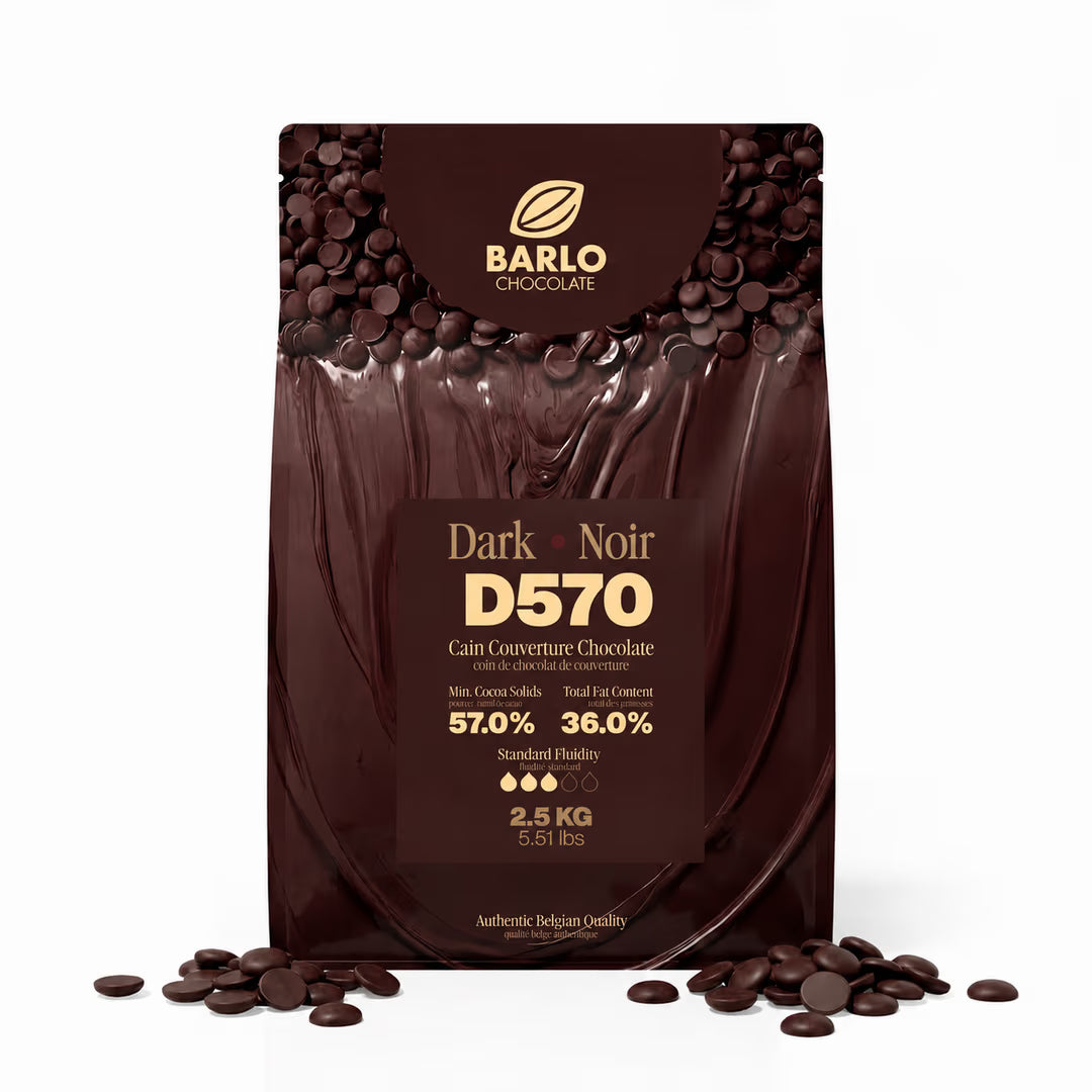 Barlo Dark Couverture Coin Chocolate 57% 2.5 KG #D570