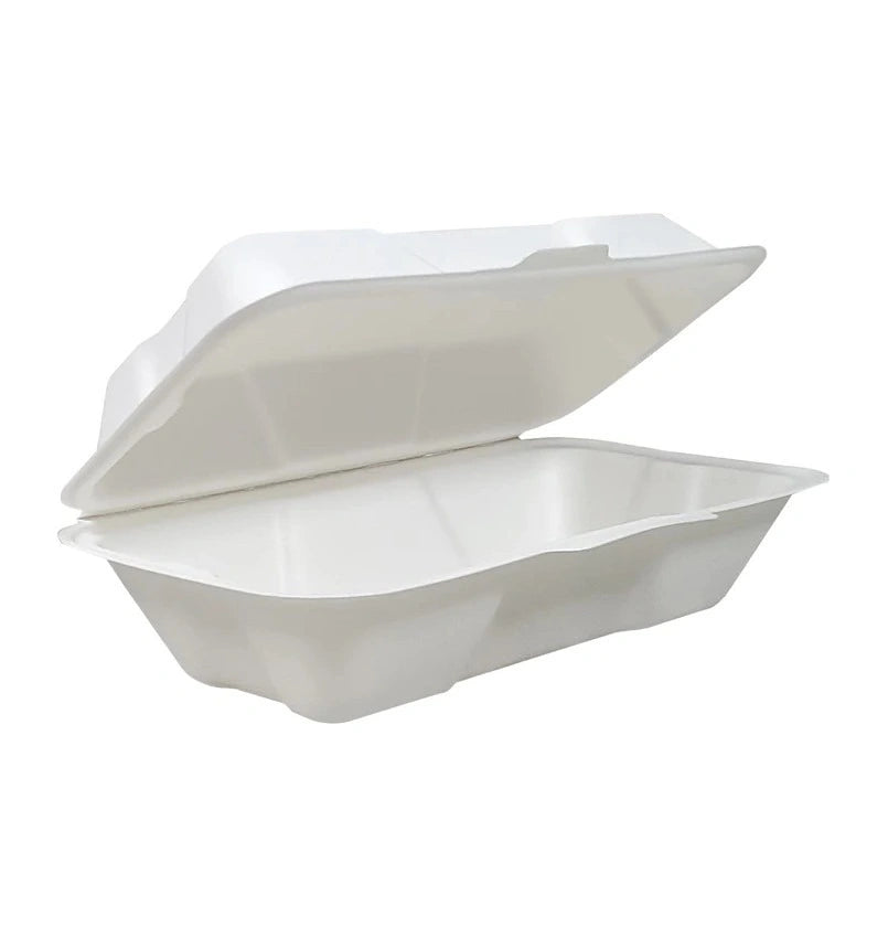Eco-Craze Compostable Bagasse Hot Dog Container
