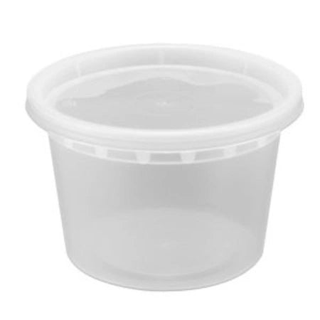 PCM 64oz Heavy Deli Container (S-64), 120 Sets