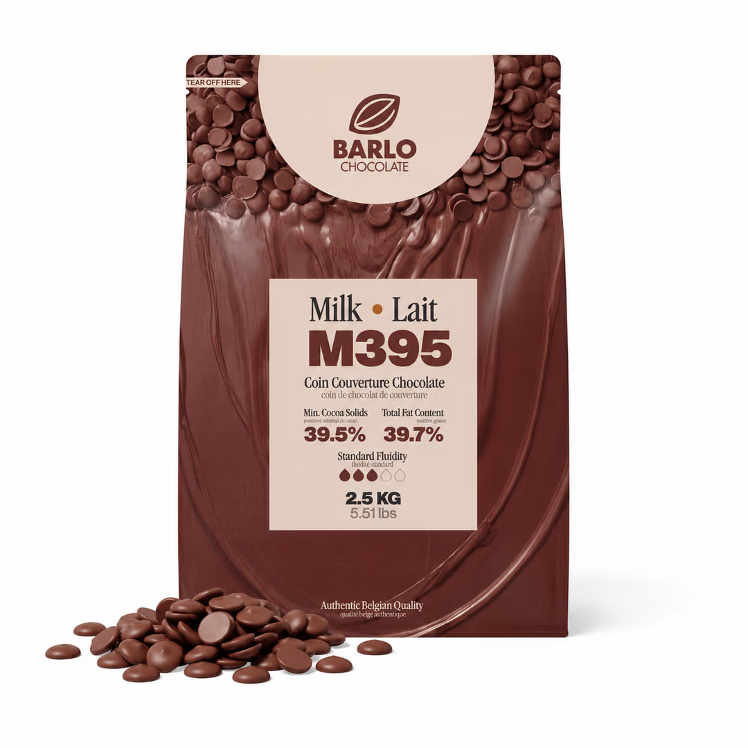 Barlo Milk Couverture Coin Chocolate 39.5% 2.5 KG #M395