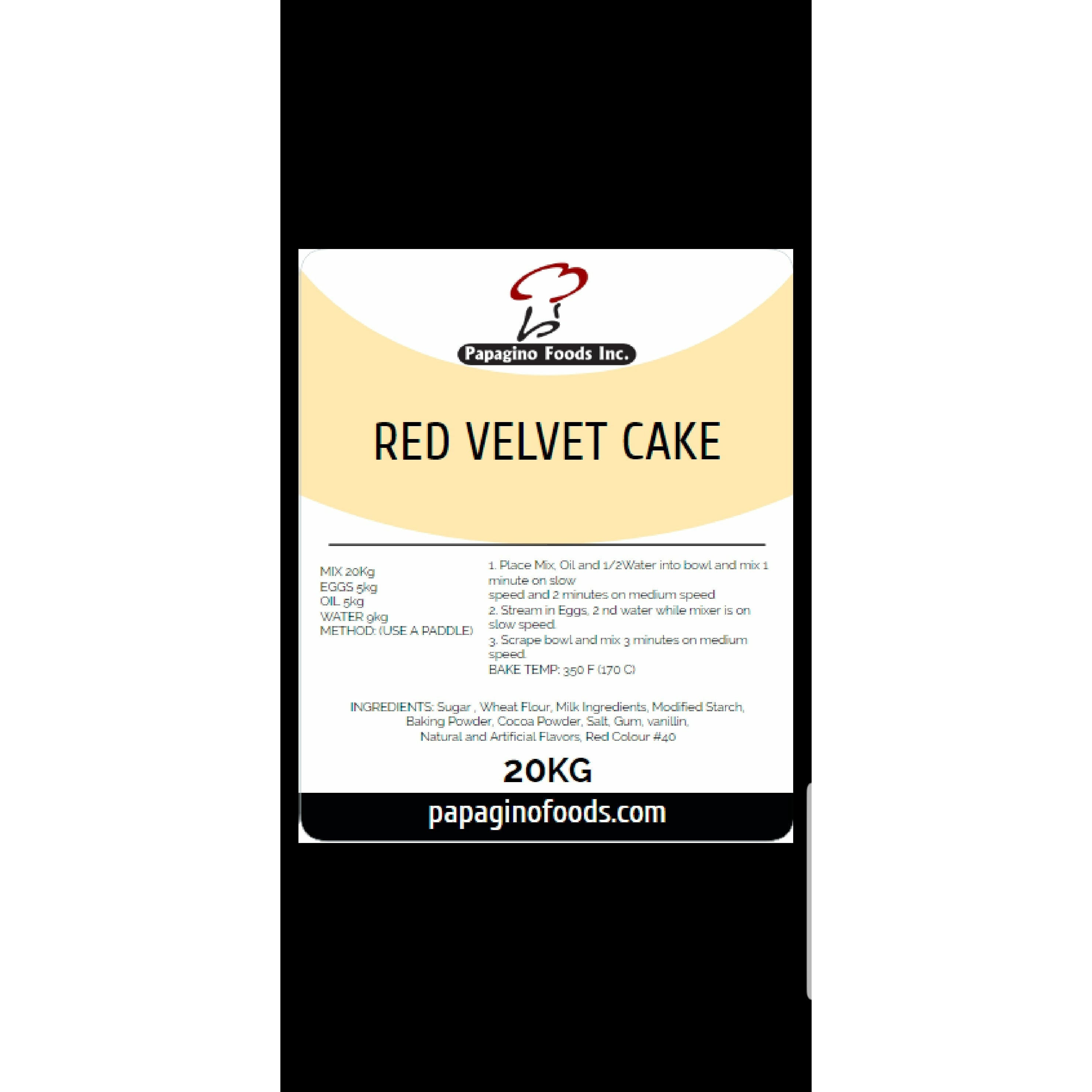 IREKS Red Velvet Cake Mix - Papagino Foods Inc.