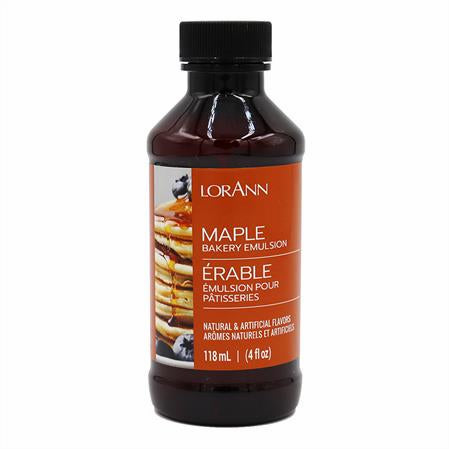 LorAnn Oils Maple, Bakery Emulsion - 4 OZ #0778-0806B - Papagino Foods Inc.