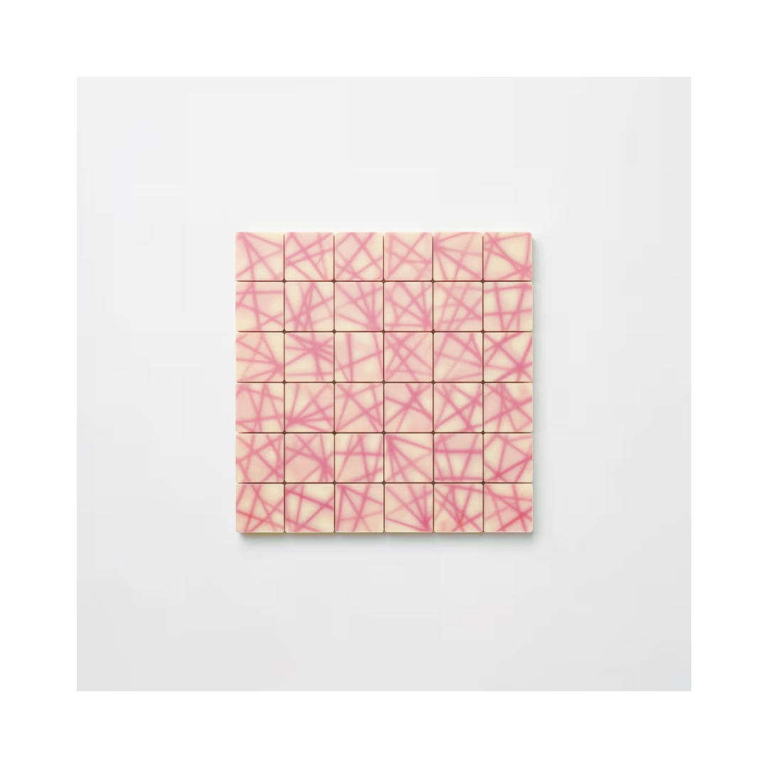 Barlo Pink Patterned Square 1.2 Kg 350 pcs - Papagino Foods Inc.
