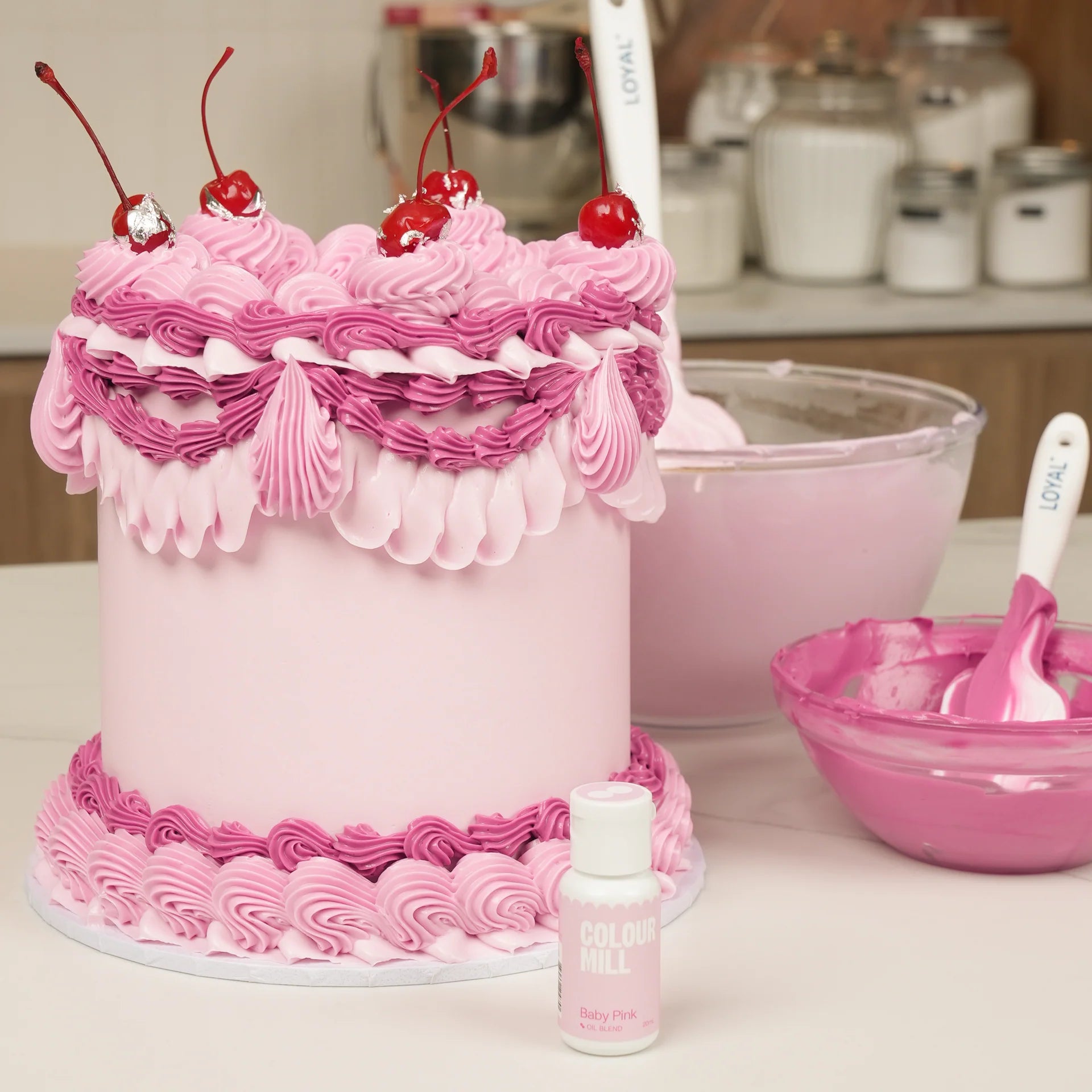 Colour Mill Oil Based Food Colouring 100 ml Baby Pink - Papagino Foods Inc.