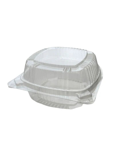HQ 1106 Clamshell Containers – Size 5.51"x5.51"x2.95" - 400 pcs - Papagino Foods Inc.
