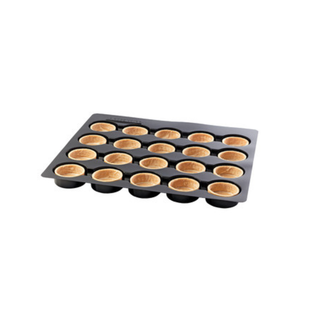Vanilla Tart Shells Small Round 48mm 125 pc La Rose Noire (PICK-UP ONLY) - Papagino Foods Inc.