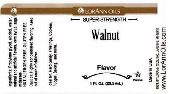 LorAnn Oils Walnut Flavor - 1 OZ - Papagino Foods Inc.