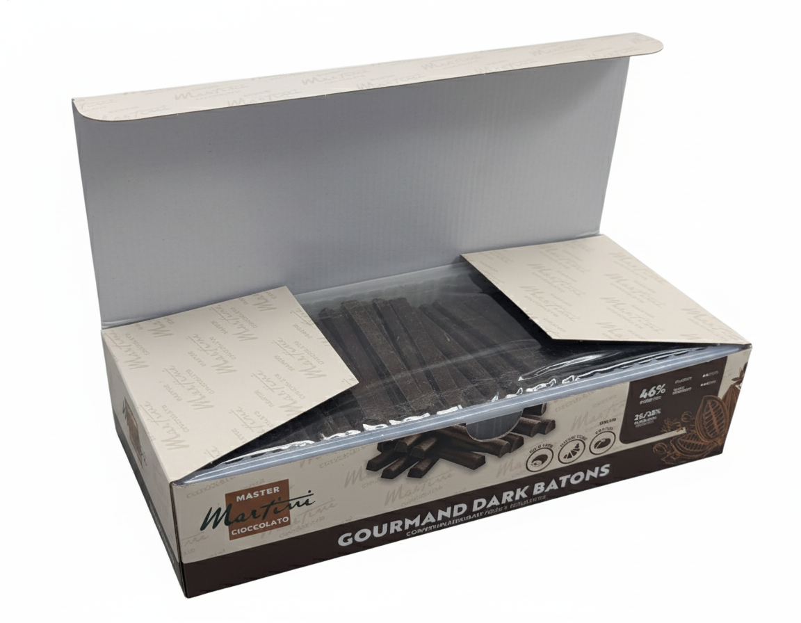 Master Martini Gourmand Dark Batons 46% 1 kg - Papagino Foods Inc.
