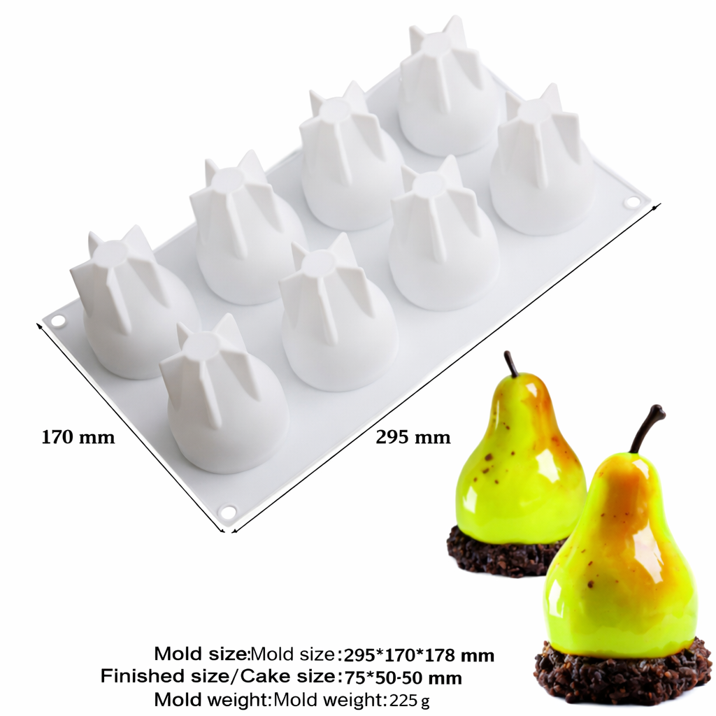 Pear Mold (8 Cavities) - Papagino Foods Inc.