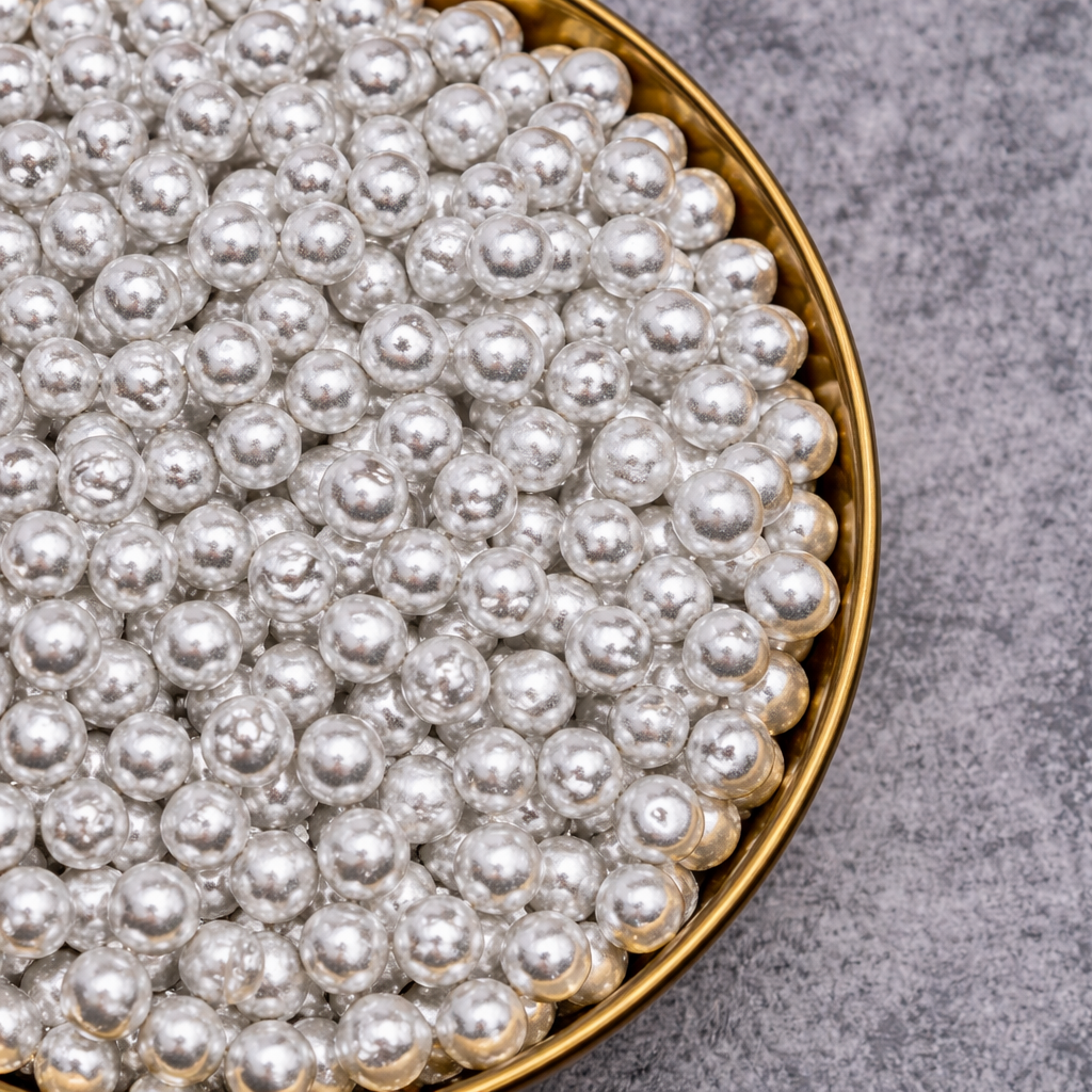 Silver sugar pearl 500g Sprinkles d'Art - Papagino Foods Inc.