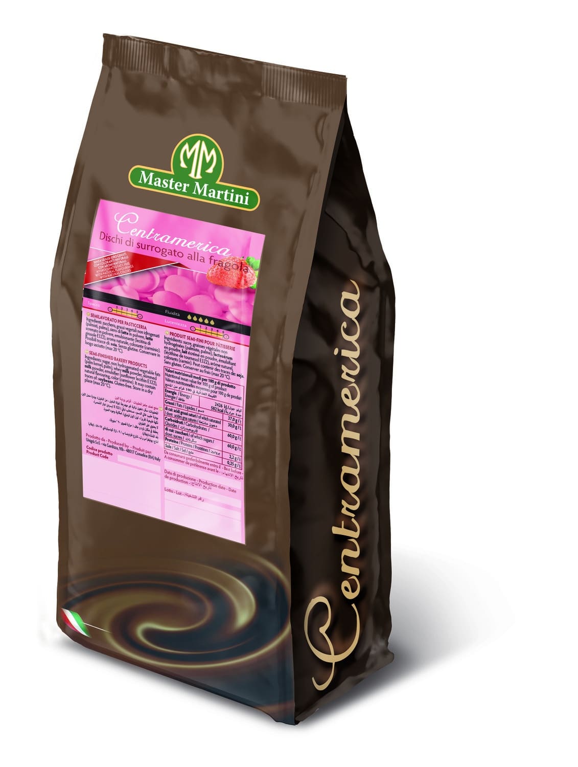 Strawberry Dissolving Topping 1 kg | Master Martini - Papagino Foods Inc.