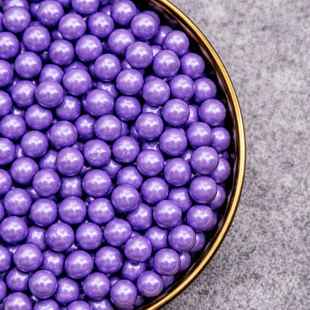 Violet sugar pearl 500g Sprinkles d'Art - Papagino Foods Inc.