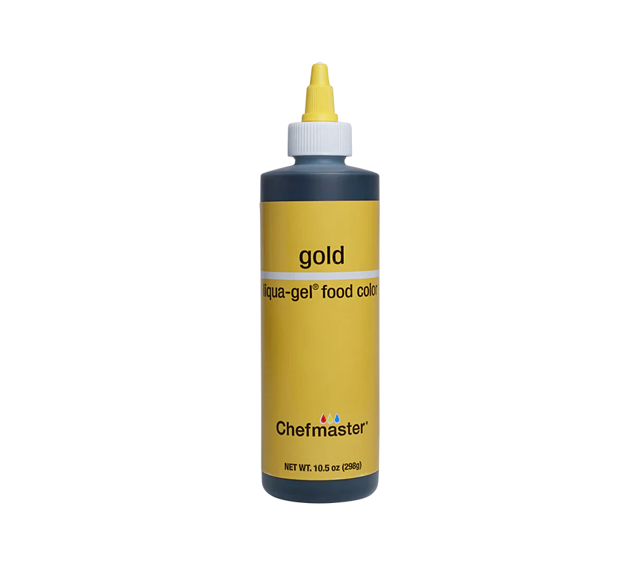 Chefmaster Gold Liqua-Gel Food Coloring (# 5401) 10.5 oz - Papagino Foods Inc.