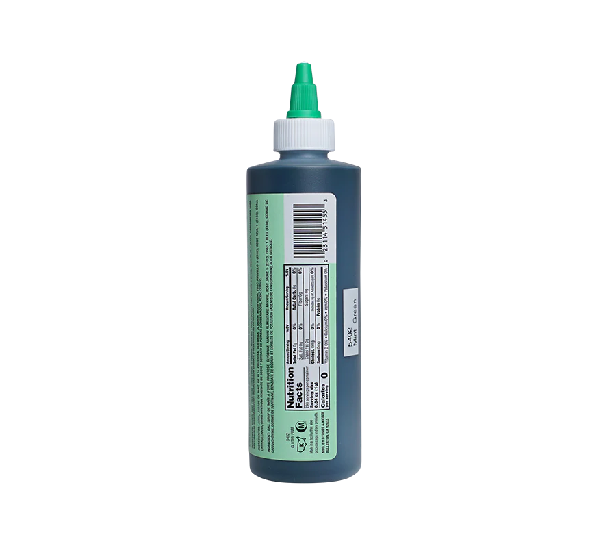 Chefmaster Mint Green Liqua-Gel Food Coloring (# 5402) 10.5 oz - Papagino Foods Inc.