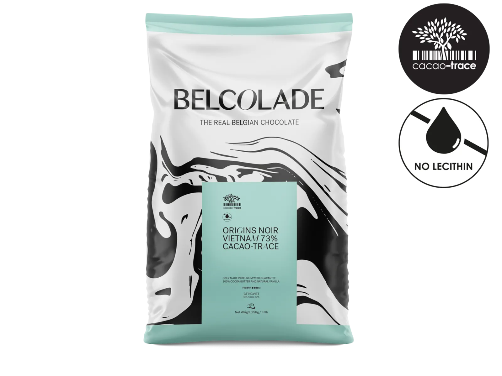 Belcolade Origins Noir Vietnam 73% Cacao - Trace 1 KG **Pickup Only OR Shipping At Your Own Risk** - Papagino Foods Inc.