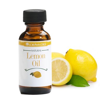 LorAnn Oils Lemon Oil, Natural - 1 OZ #0020-0506 **BBD Feb 2025** - Papagino Foods Inc.