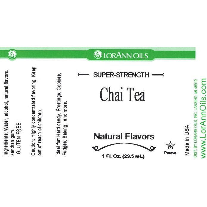 LorAnn Oils Chai Tea Flavor 1 oz