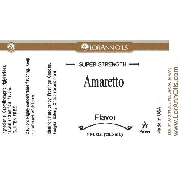 LorAnn Oils Amaretto Flavor  - 1 OZ - Papagino Foods Inc.