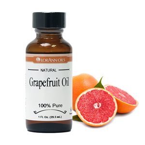 LorAnn Oils Grapefruit Oil Natural - 1 OZ # 0670-0500 **BBD March 2024** - Papagino Foods Inc.