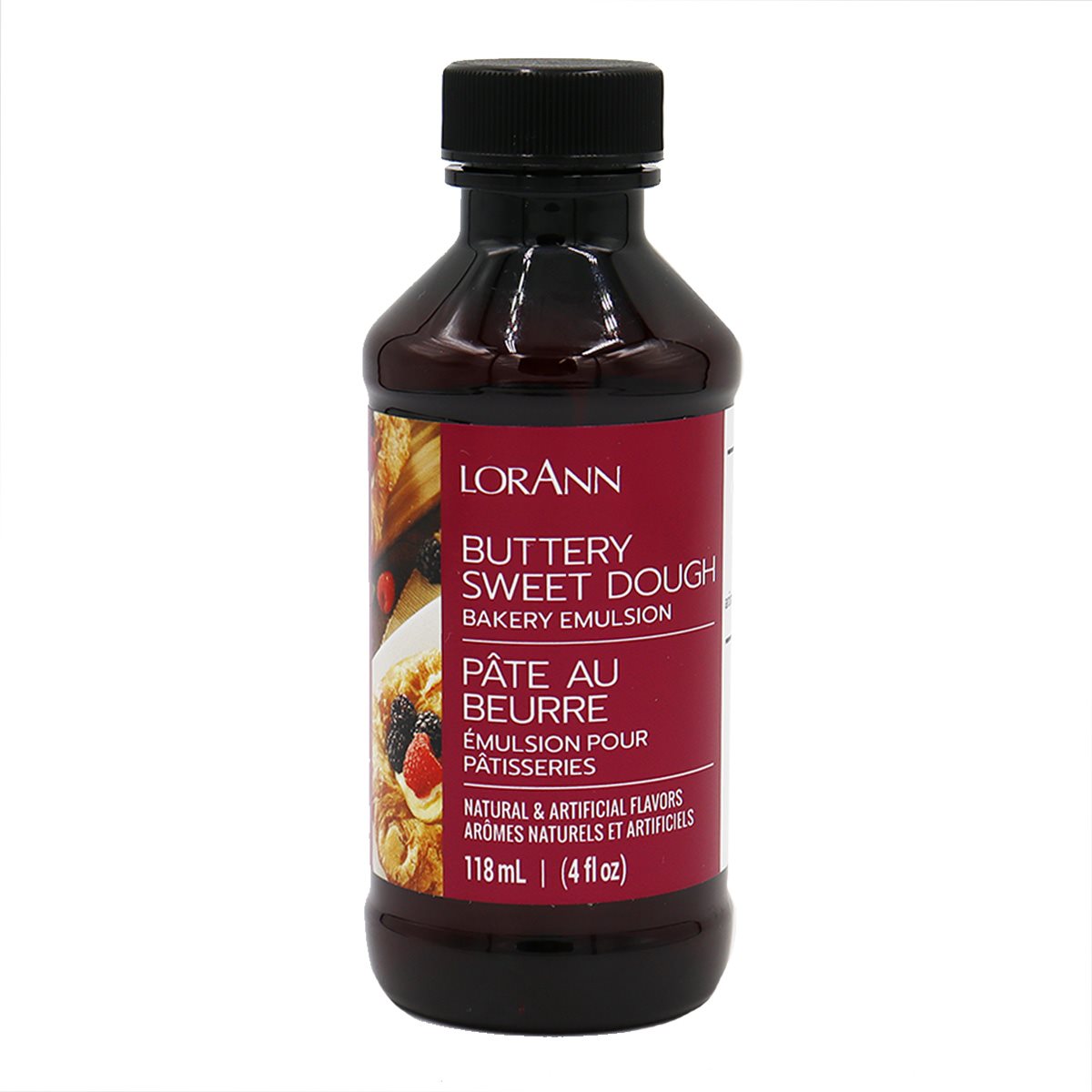LorAnn Oils Buttery Sweet Dough, Emulsion 4 oz. #0750-0800 **BBD Feb 2024** - Papagino Foods Inc.