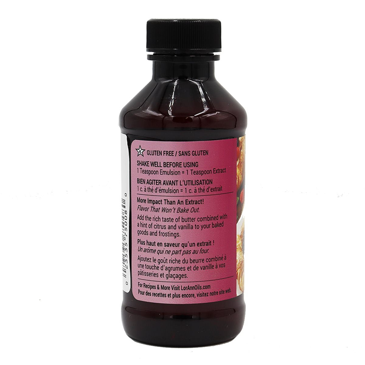 LorAnn Oils Buttery Sweet Dough, Emulsion 4 oz. #0750-0800 **BBD Feb 2024** - Papagino Foods Inc.