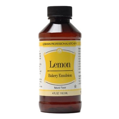 LorAnn Oils Lemon (Natural), Bakery Emulsion - 16 OZ #0758-1000 - Papagino Foods Inc.