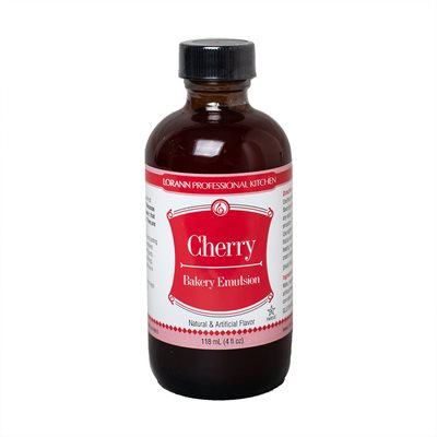 LorAnn Oils Cherry, Bakery Emulsion - 4 OZ  #0774-0806B - Papagino Foods Inc.