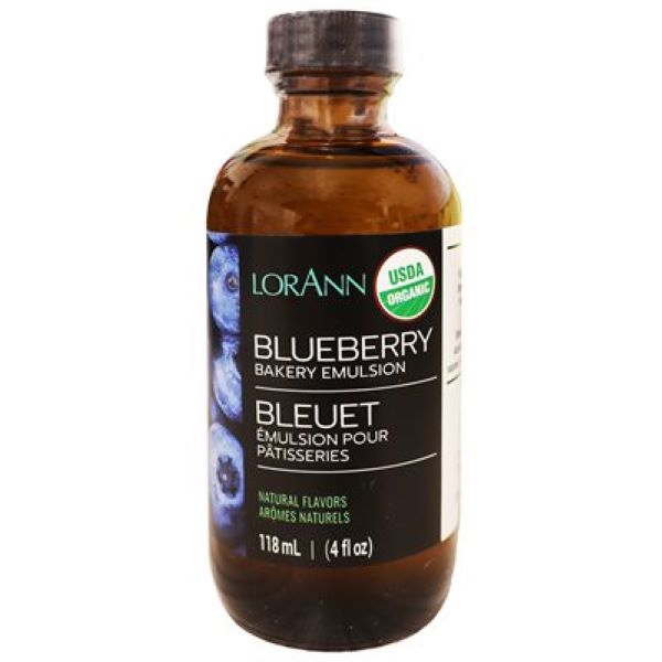 LorAnn Oils Organic Blueberry Bakery Emulsion 4 oz. **BBD Oct 2024** - Papagino Foods Inc.