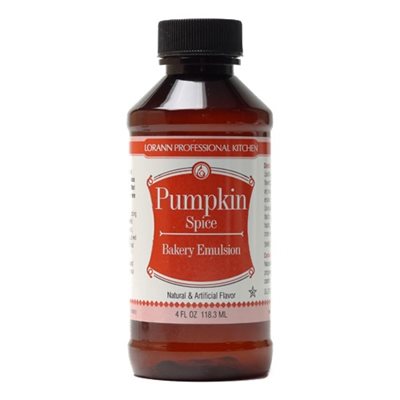 LorAnn Oils Pumpkin Spice, Bakery Emulsion - 4 OZ #0789-0806B *BBD Sep 2024* - Papagino Foods Inc.
