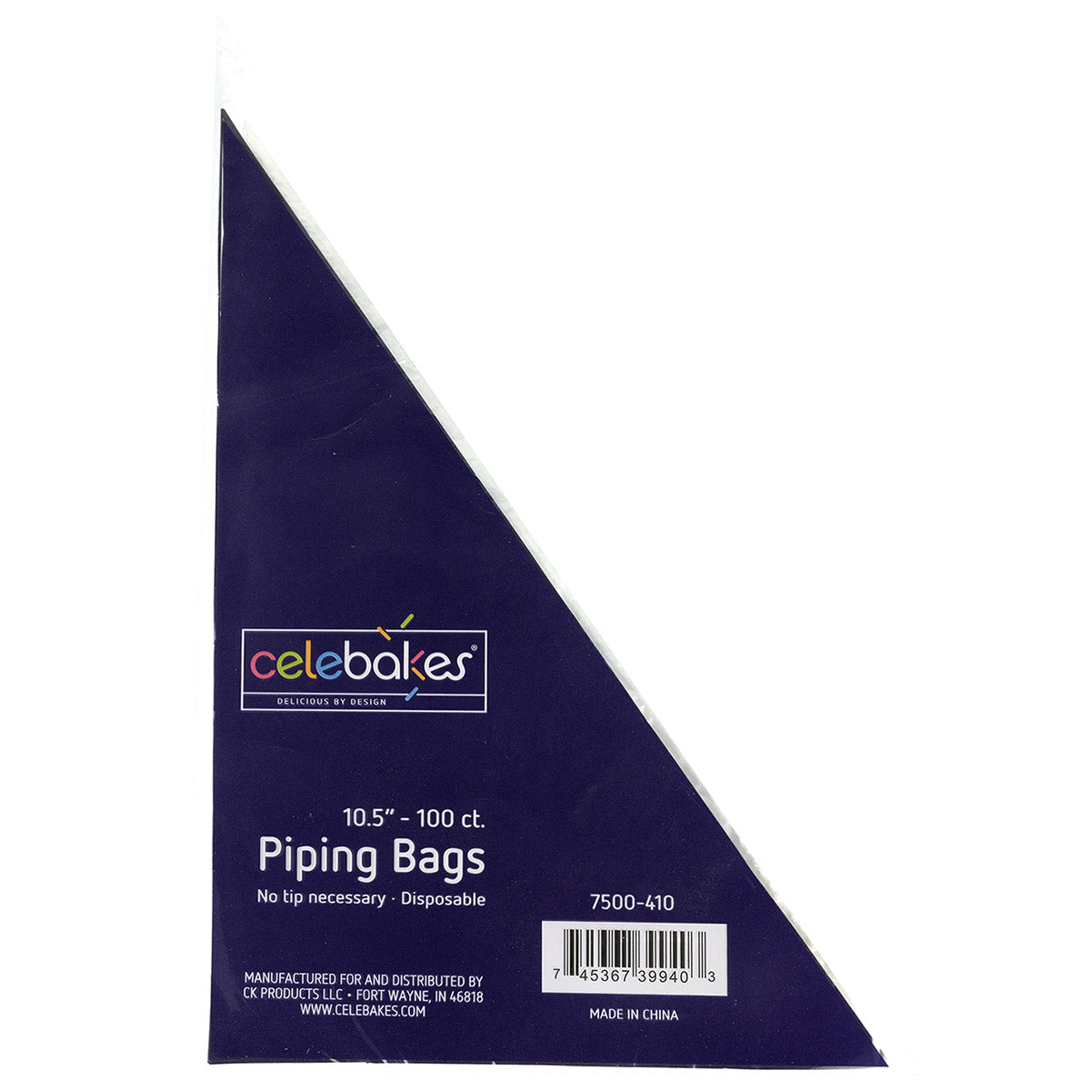Tip Less Decorating / Piping   Bags 10.5", pkg of 100 - Papagino Foods Inc.