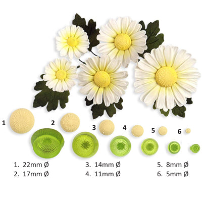 JEM Daisy Center Stamps #43-7230 - Papagino Foods Inc.