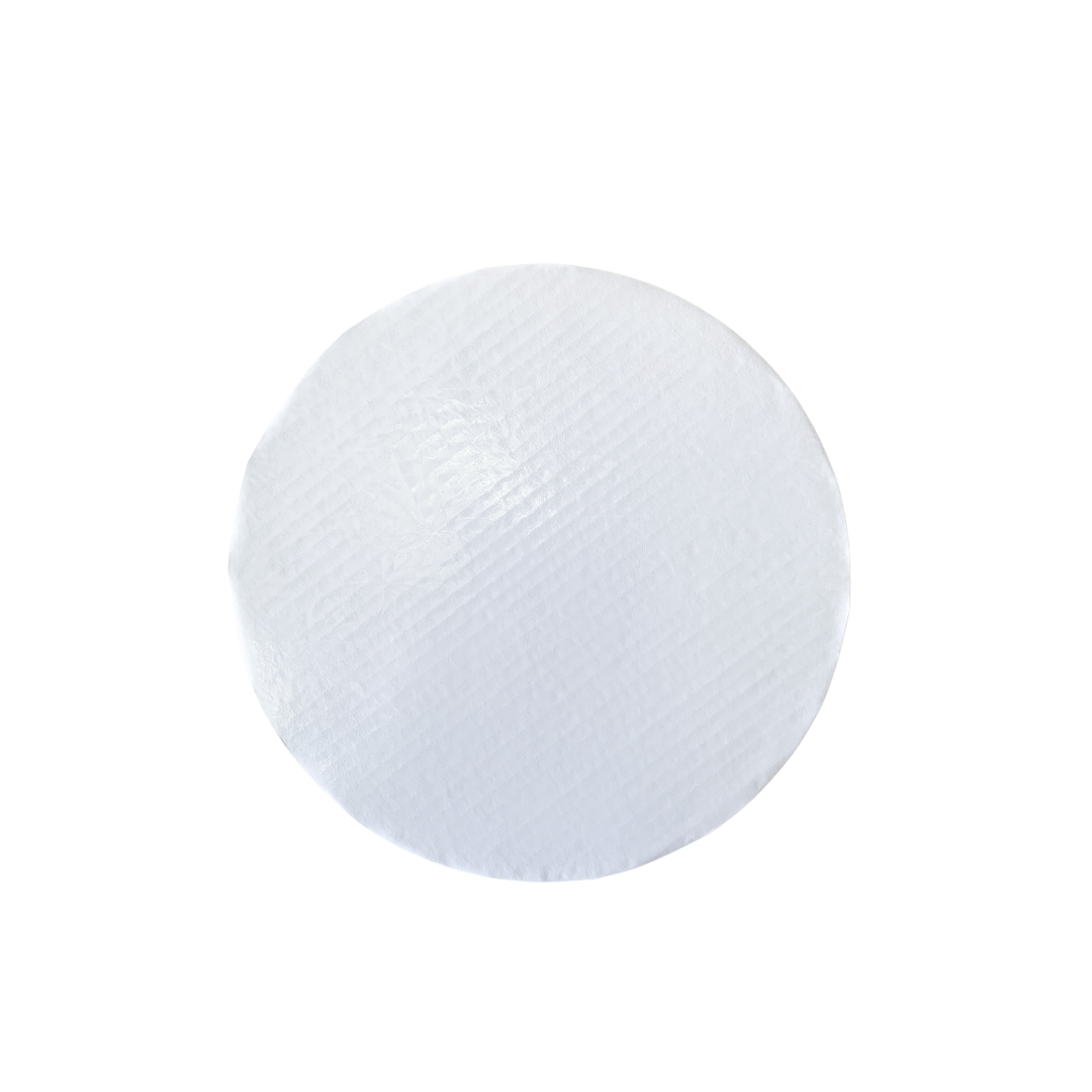 10" Round White Cake Board Embossed 1/4" (12 Pieces) - Papagino Foods Inc.