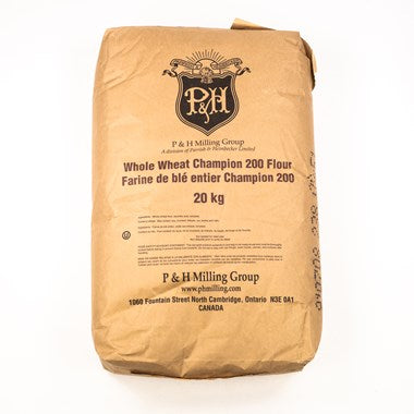 Whole Wheat Flour P & H Champion 20 Kg (Pickup Only) - Papagino Foods Inc.