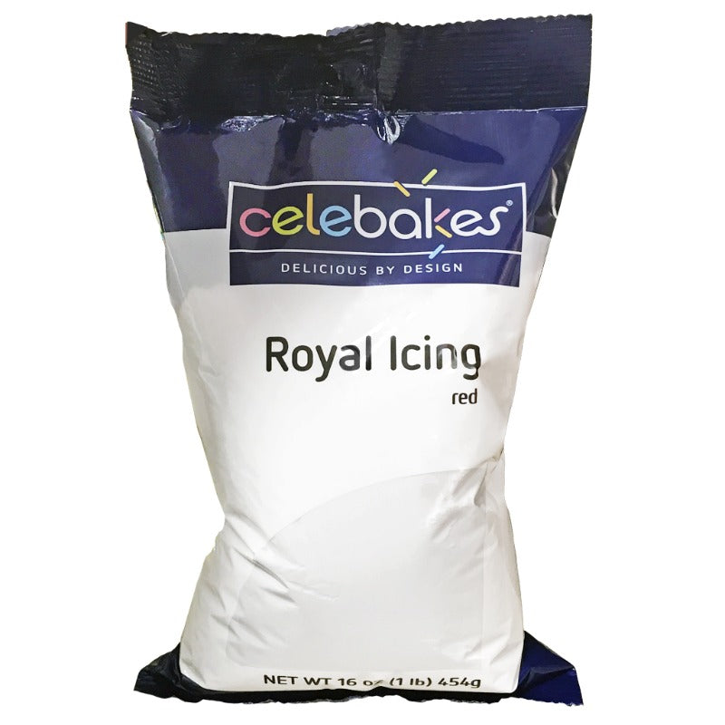 Red Royal Icing Mix, 1 Lb (16 oz) #7500-77101R - Papagino Foods Inc.