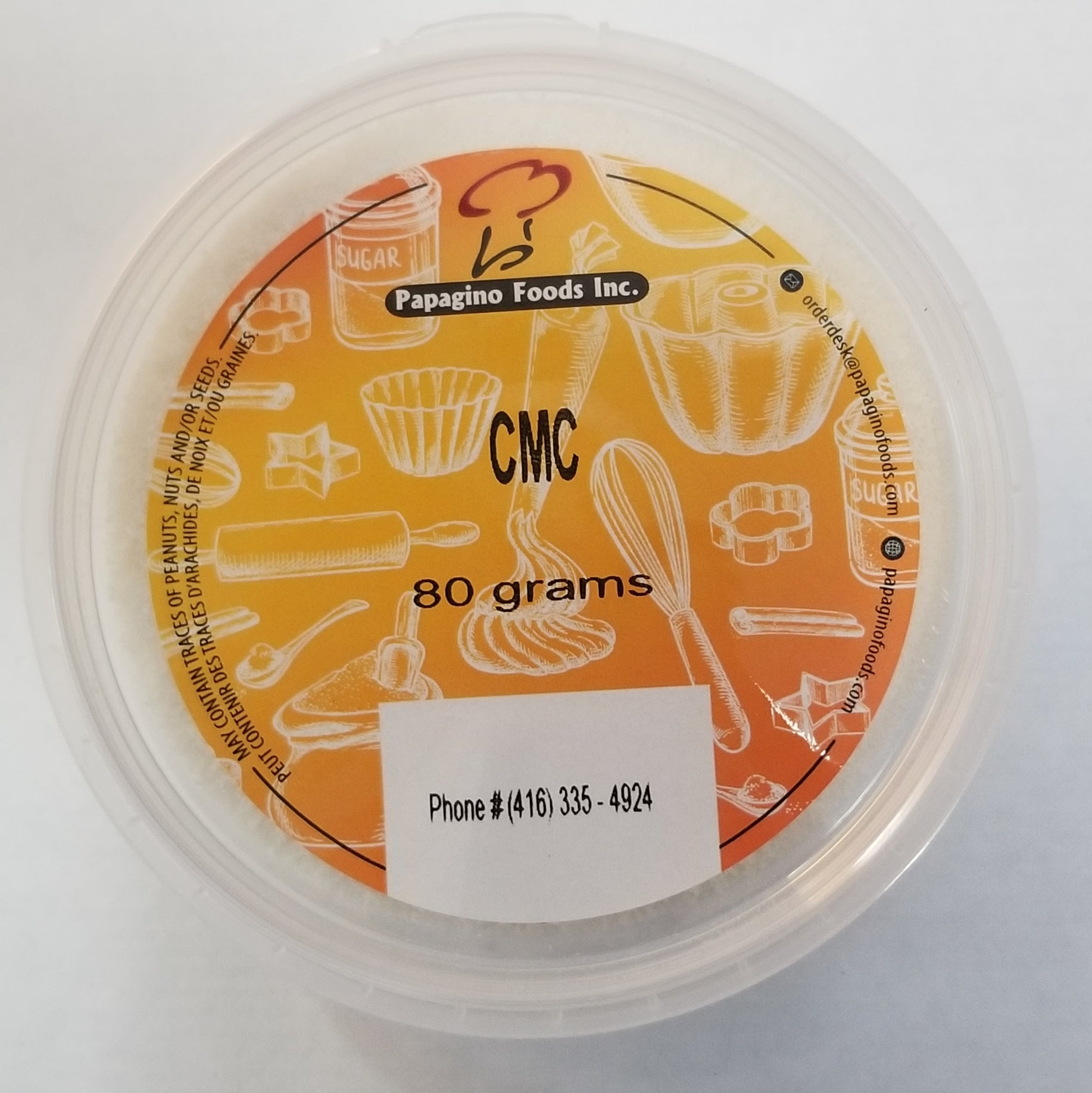 CMC Powder, 80 Grams - Papagino Foods Inc.