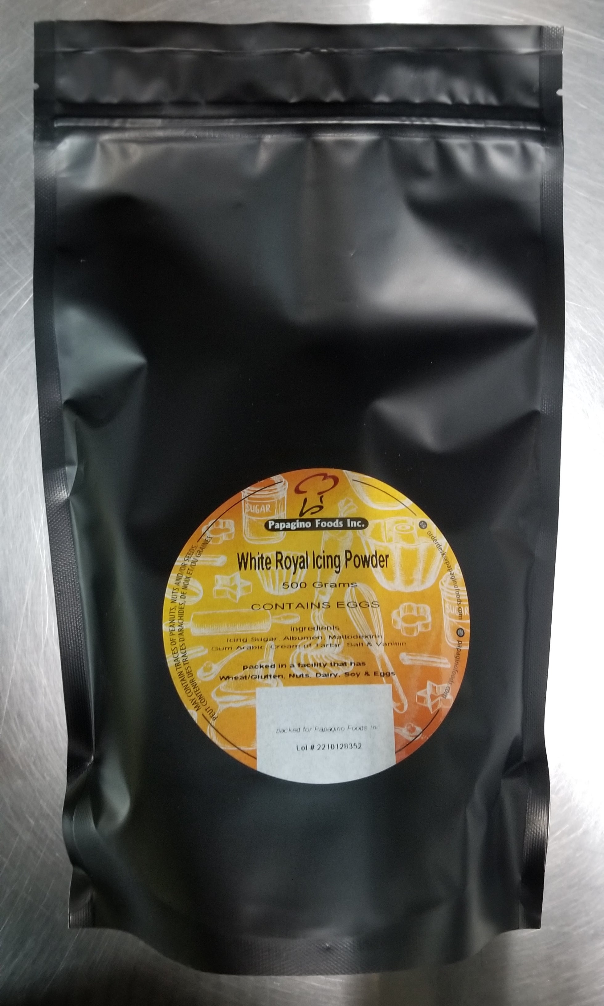White Royal Icing Mix - Papagino Foods Inc.