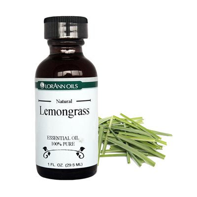 LorAnn Oils Lemongrass Oil, Natural   - 1 OZ # 2280-0500 - Papagino Foods Inc.