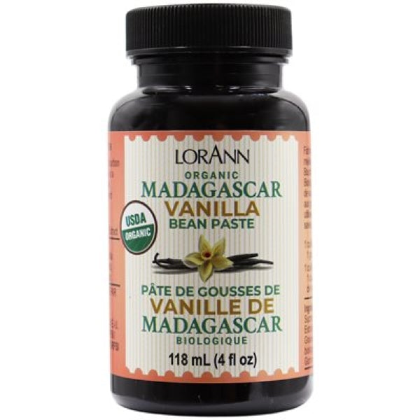 Organic Madagascar Vanilla Bean Paste, 4 oz 3000-0800 - Papagino Foods Inc.