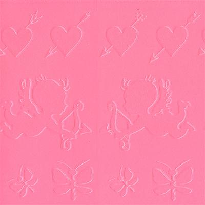 Cupid Heart Border Impression Mats #35-2709 - Papagino Foods Inc.