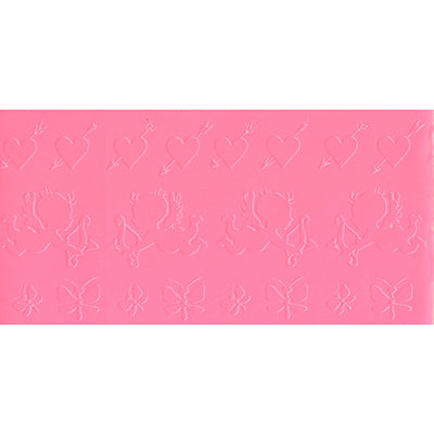 Cupid Heart Border Impression Mats #35-2709 - Papagino Foods Inc.