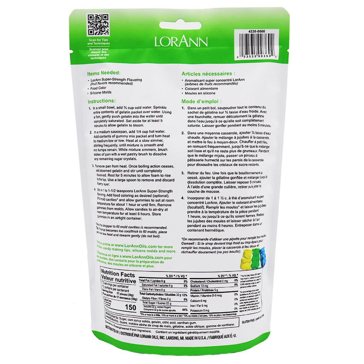 LorAnn Gummy Mix 18 oz - Papagino Foods Inc.