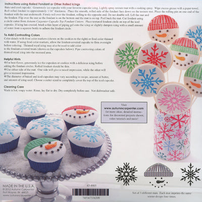 Winter Cupcake / Cookie Texture Tops #43-4805 - Papagino Foods Inc.