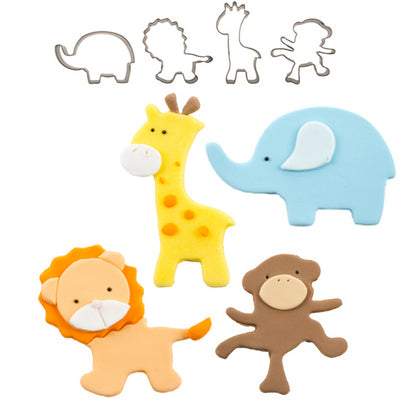 Cutie Cupcake Jungle Set/4 #43-4859 - Papagino Foods Inc.